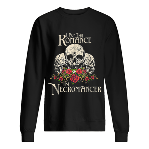 Funny Necromancer Halloween Undead, Skulls And Roses shirt