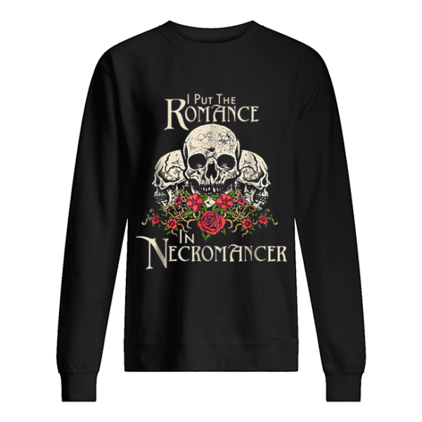 Funny Necromancer Halloween Undead, Skulls And Roses shirt