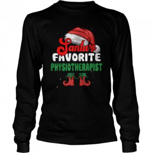 Funny Santas Favorite Physiotherapist Christmas T Shirt B0BKLH7WK3 3