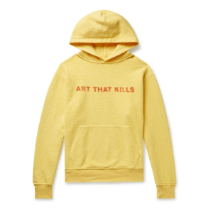 GALLERY DEPT. Art That Kills Reversible Hoodie Yellow