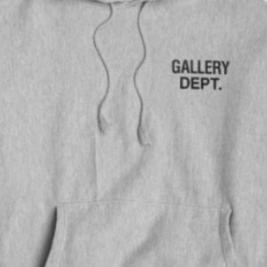 GALLERY DEPT. Grey Logo Print Hoodie