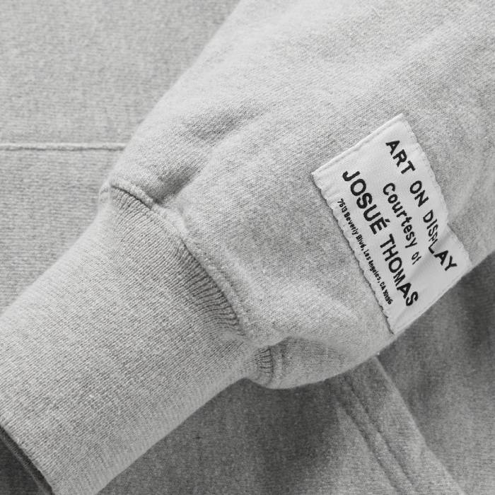 GALLERY DEPT. Grey Logo Print Hoodie GALLERY DEPT. Grey Logo Print Hoodie