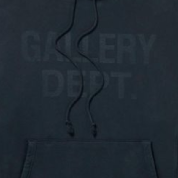 GALLERY DEPT. Logo Print Cotton Jersey Hoodie