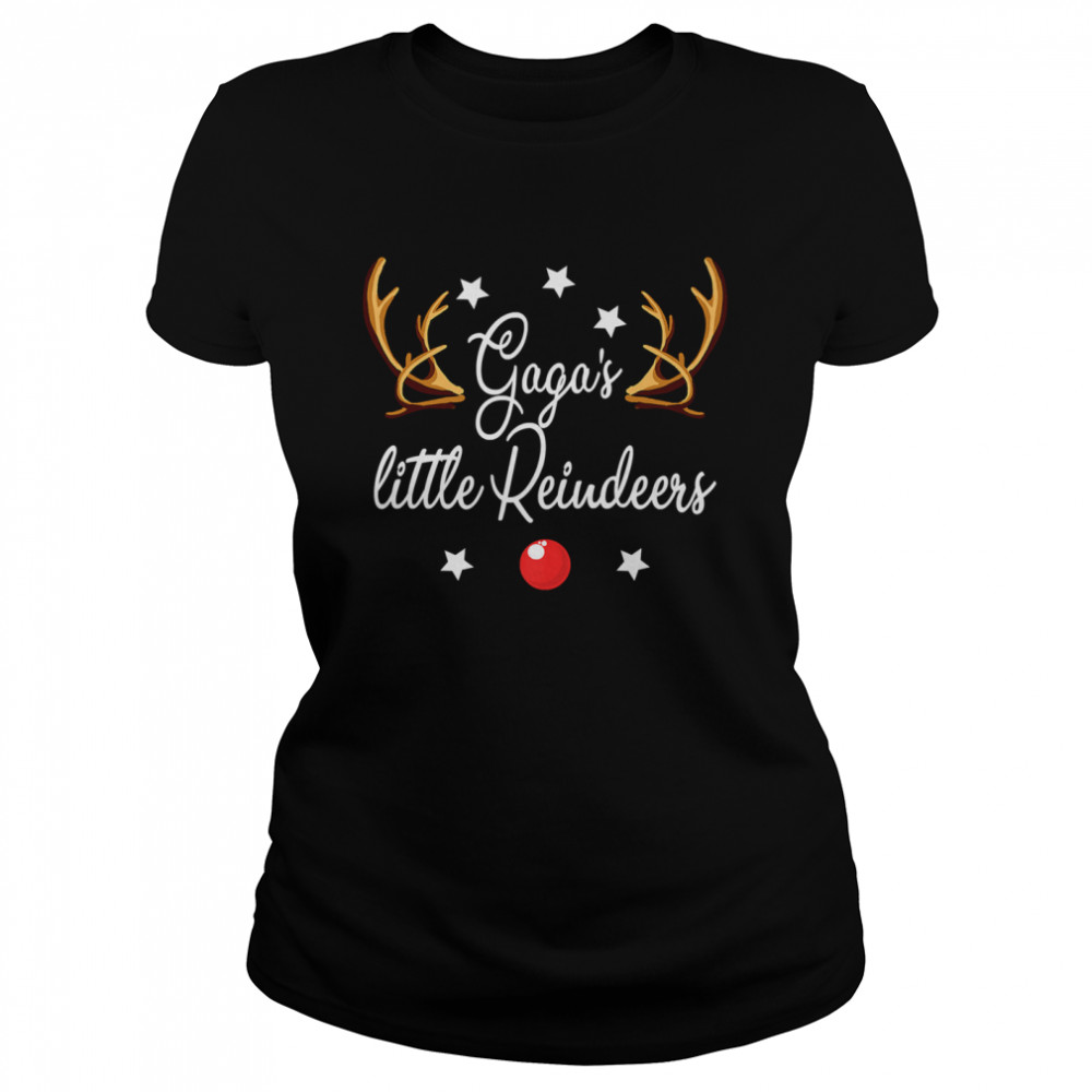 Gaga’s Little Reindeers Reindeers Christmas T-Shirt Gaga’s Little Reindeers Reindeers Christmas T-Shirt