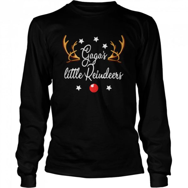 Gaga’s Little Reindeers Reindeers Christmas T-Shirt