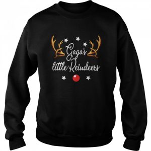 Gaga's Little Reindeers Reindeers Christmas T Shirt 4