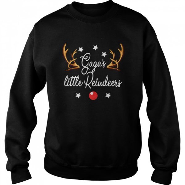 Gaga’s Little Reindeers Reindeers Christmas T-Shirt