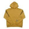 Gallery Dept Arm Logo Hooded Sweatshirt Yellow