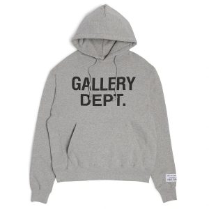 Gallery Dept Logo Grey Hoodie