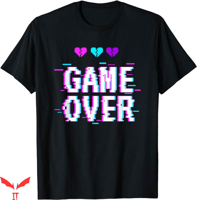 Game Over T-Shirt Harajuku Eboy Egirl T-Shirt Trending Game Over T-Shirt Harajuku Eboy Egirl T-Shirt Trending