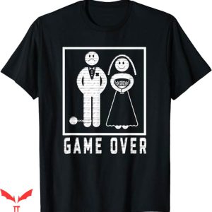 Game Over T-Shirt Wedded Funny Bachelors Wedding Trending