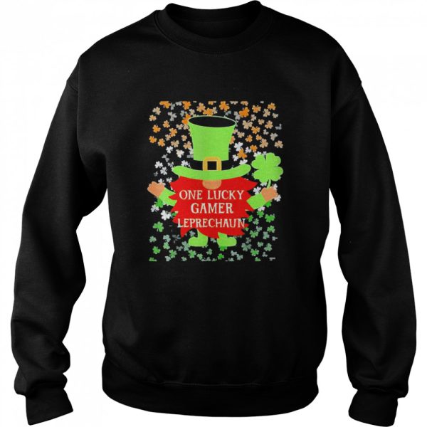 Gamer St Patrick’s Day Lucky Gnome Family Matching Shirt