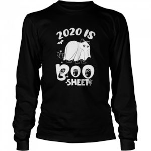 Ghost Cat 2020 Is Boo Sheet Halloween shirt