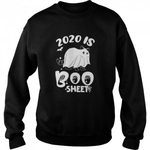 Ghost Cat 2020 Is Boo Sheet Halloween shirt