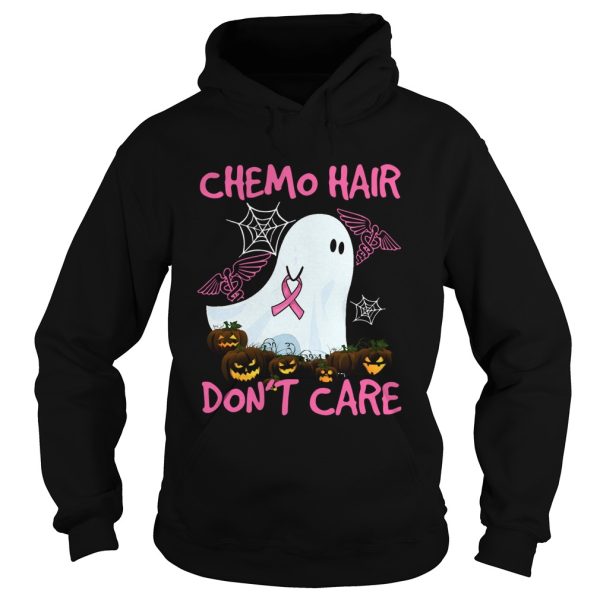Ghost Chemo Hair Dont Care Nurse Halloween shirt