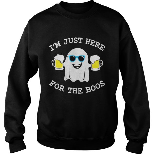 Ghost Im just here for the boos beer Halloween shirt