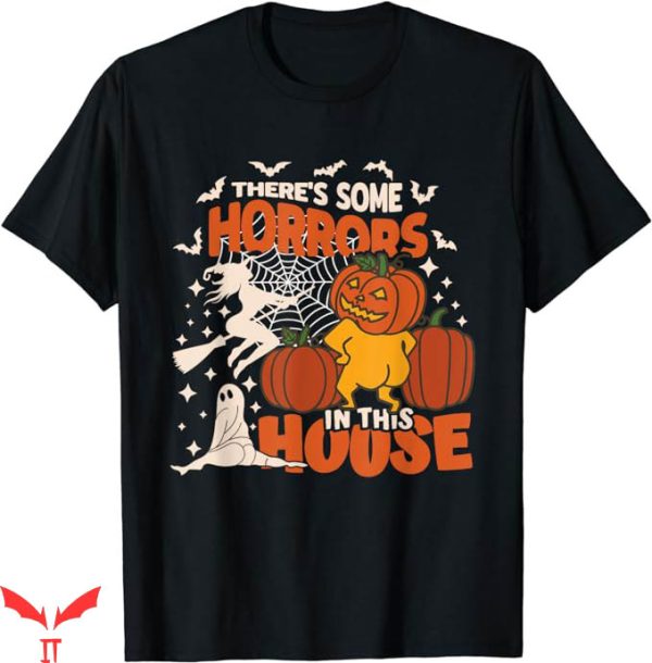 Ghost Malone T-Shirt This House Ghost Pumpkin Halloween Tee