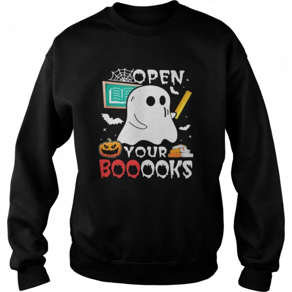 Ghost Open Your Booooks shirt