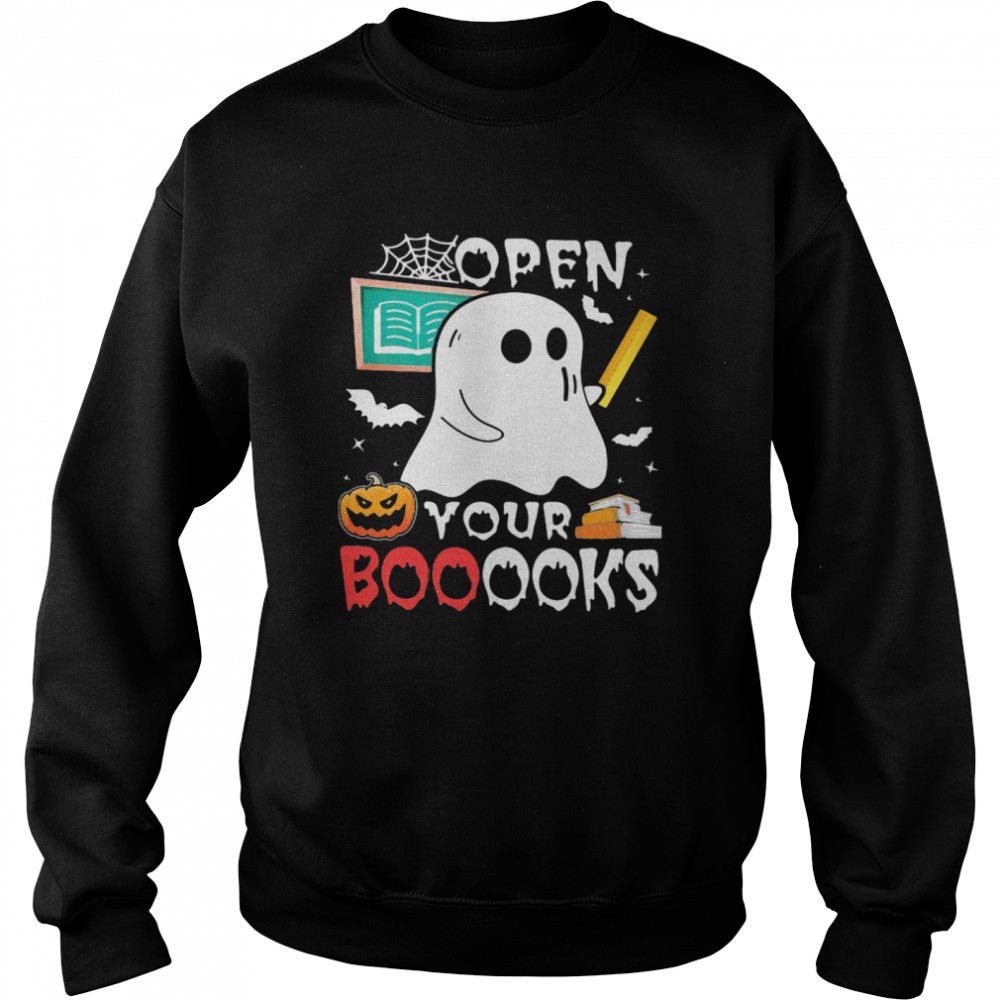 Ghost Open Your Booooks shirt Ghost Open Your Booooks shirt