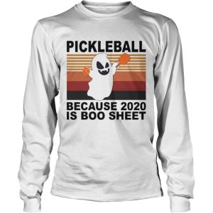 Ghost Pickleball Because 2020 Is Boo Sheet Vintage shirt