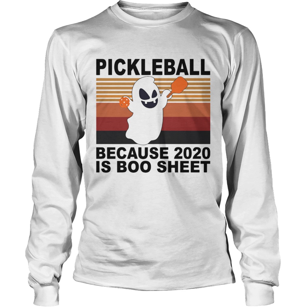 Ghost Pickleball Because 2020 Is Boo Sheet Vintage shirt Ghost Pickleball Because 2020 Is Boo Sheet Vintage shirt