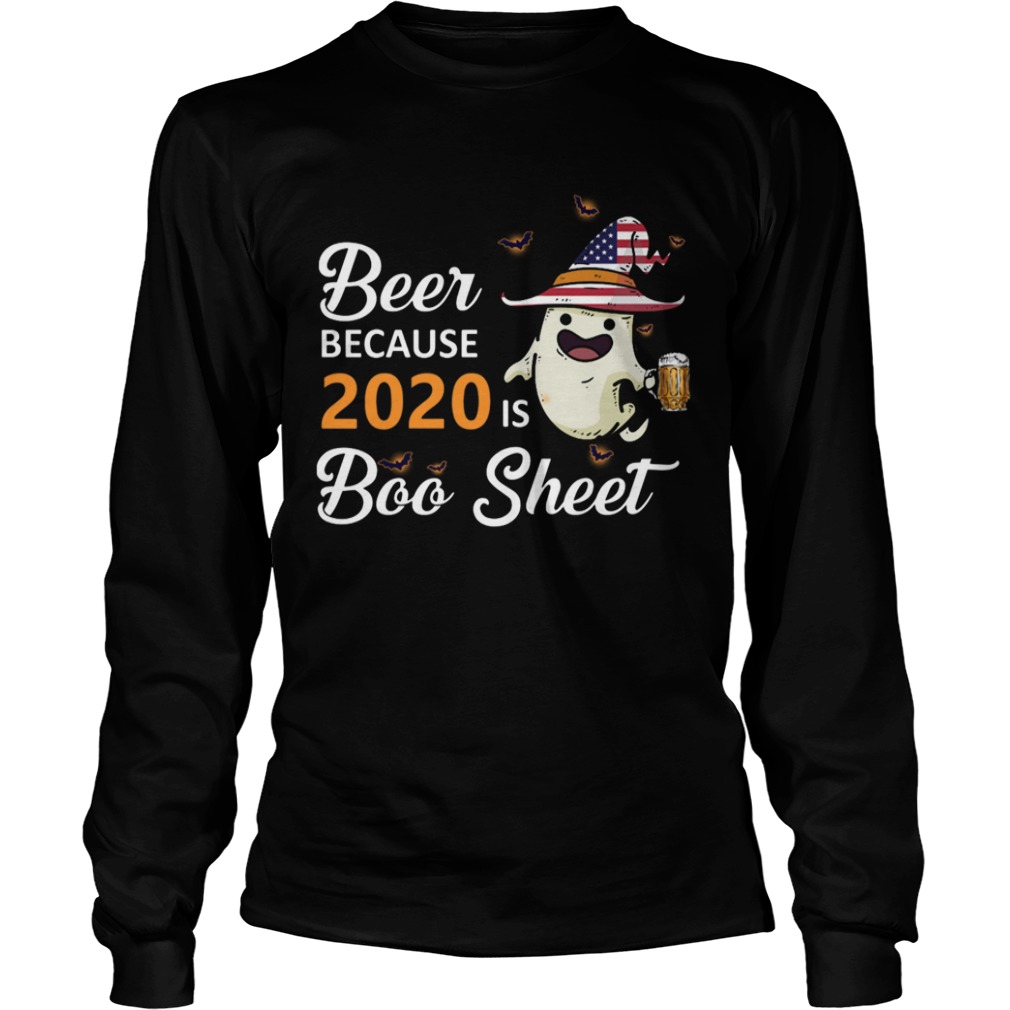 Ghost Witch American Flag Beer Because 2020 Is Boo Sheet shirt Ghost Witch American Flag Beer Because 2020 Is Boo Sheet shirt