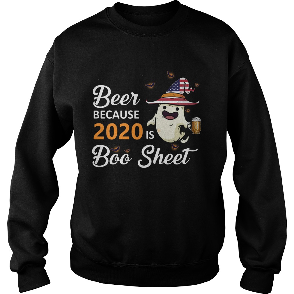 Ghost Witch American Flag Beer Because 2020 Is Boo Sheet shirt Ghost Witch American Flag Beer Because 2020 Is Boo Sheet shirt