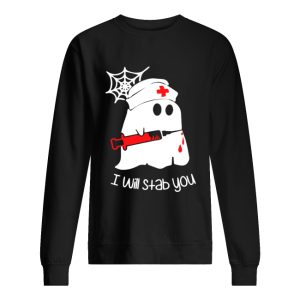 Ghost boo I will stab you shirt