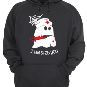 Ghost boo I will stab you shirt 3