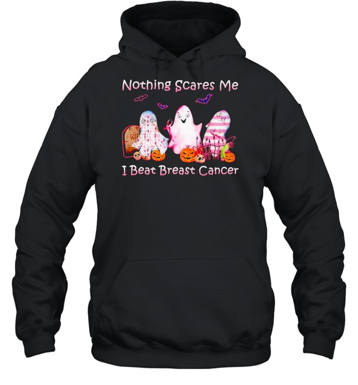 Ghost nothing scares me I beat Breast Cancer shirt Ghost nothing scares me I beat Breast Cancer shirt