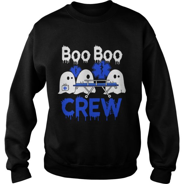 Ghost nurse boo boo crew shirt