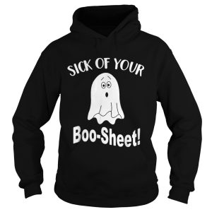 Ghost sick of your boo sheet shirt