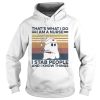 Ghost thats what i do i am a nurse i stab people and i know things vintage retro shirt
