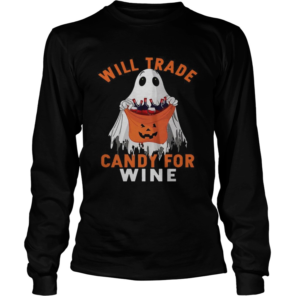 Ghost will trade candy for shirt Ghost will trade candy for shirt