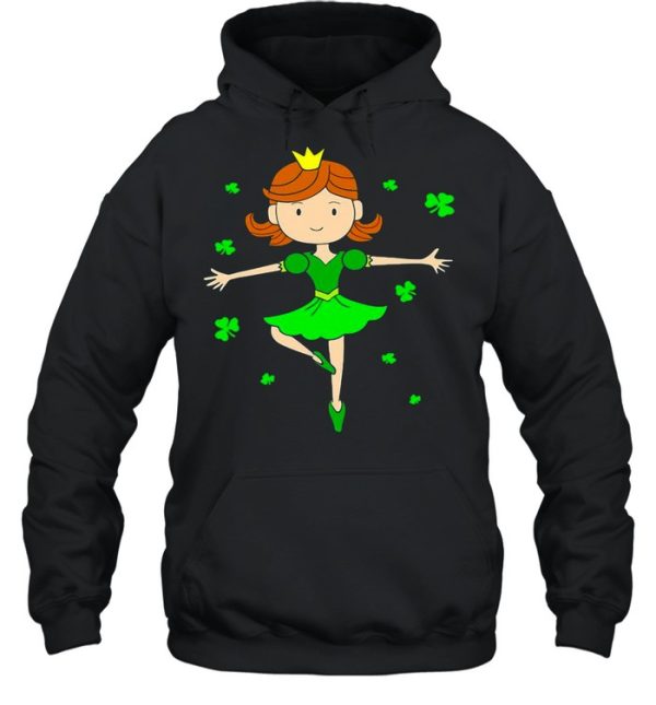Girl Ballerina Dancing Princess St. Patrick’s Day shirt
