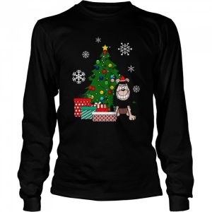 Gnasher Around The Christmas Tree Dennis the Menace shirt 3