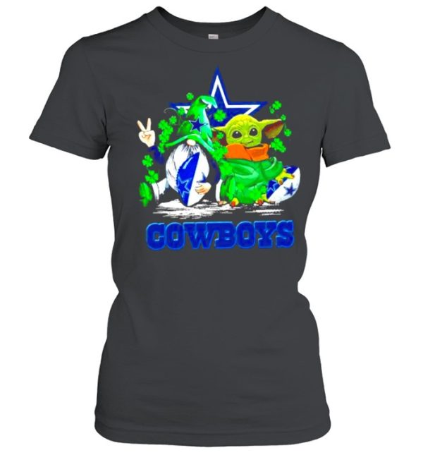 Gnome and Baby Yoda Dallas Cowboys shirt