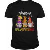 Gnomes Hallothanksmas Halloween Thanksgiving Christmas T-Shirt