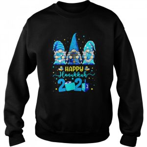 Gnomes Happy Hanukkah 2021 Quarantined Toilet Paper Jewish Chanukah Shirt 4