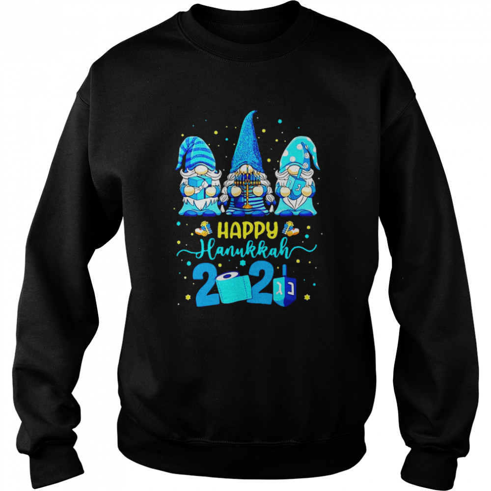 Gnomes Happy Hanukkah 2021 Quarantined Toilet Paper Jewish Chanukah Shirt Gnomes Happy Hanukkah 2021 Quarantined Toilet Paper Jewish Chanukah Shirt