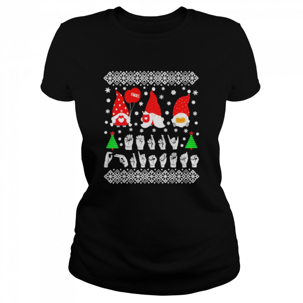 Gnomes Sign Language Ugly Christmas shirt Gnomes Sign Language Ugly Christmas shirt