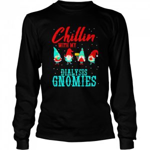 Gnomies Christmas Chillin With My Dialysis Gnomies Pajamas Shirt 3