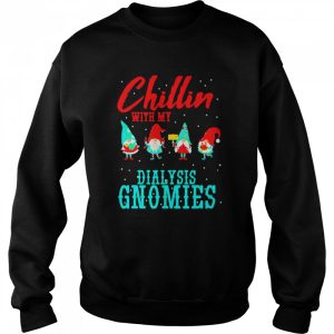 Gnomies Christmas Chillin With My Dialysis Gnomies Pajamas Shirt 4