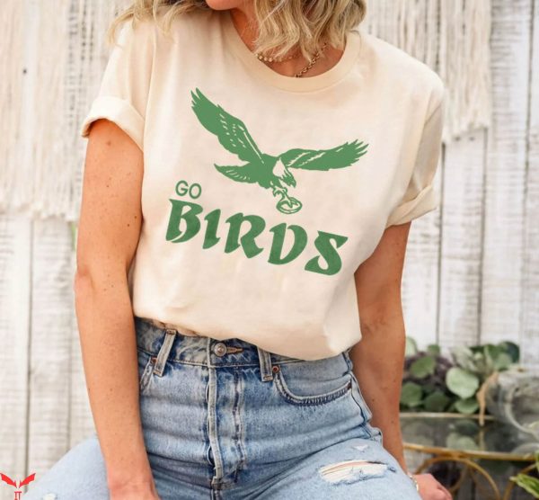 Go Birds T-Shirt The Bird Vintage Eagles T-Shirt Trending