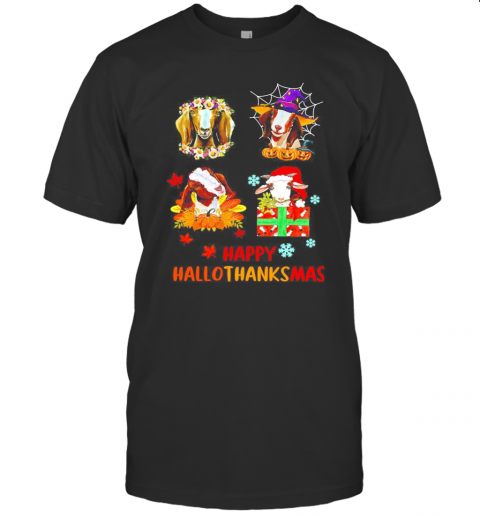 Goat Happy Hallothanksmas T-Shirt Goat Happy Hallothanksmas T-Shirt