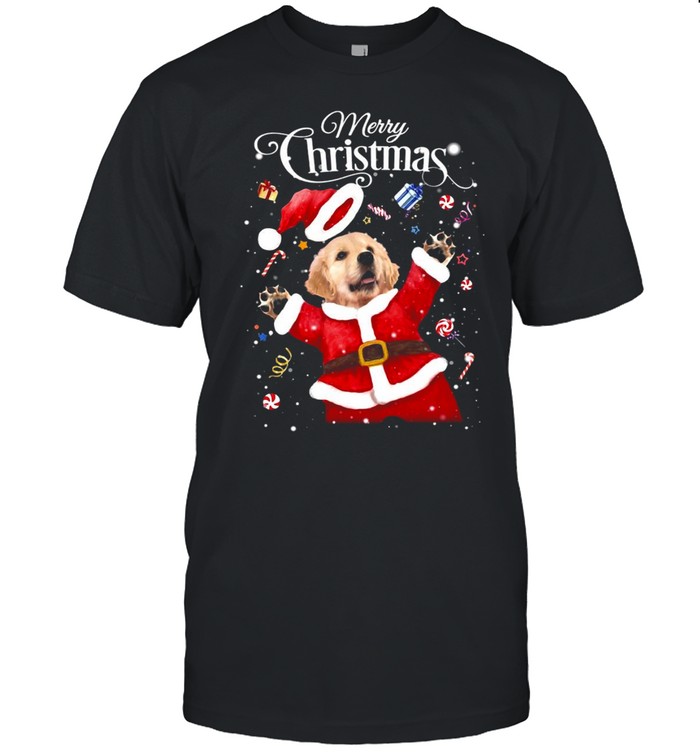 Golden Retriever Tada Merry Christmas For Golden Retriever Sweater T-shirt Golden Retriever Tada Merry Christmas For Golden Retriever Sweater T-shirt