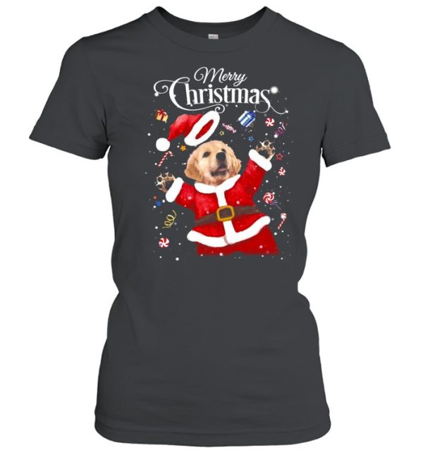 Golden Retriever Tada Merry Christmas For Golden Retriever Sweater T-shirt