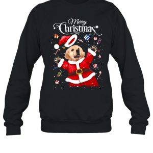 Golden Retriever Tada Merry Christmas For Golden Retriever Sweater T shirt 4
