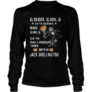 Good girls go to heaven bad girls go to Halloween town with Jack Skellington shirt