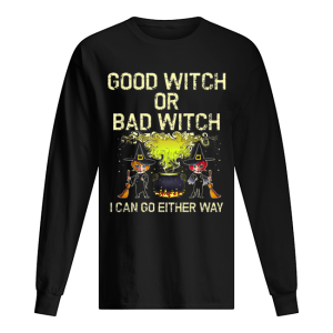 Good or Bad Witch Cute Womens Halloween shirt